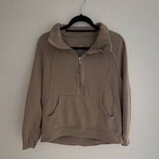 lululemon Scuba Oversized Funnel-Neck Half Zip Long M/L