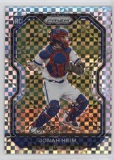 2021 Panini Prizm Tier II Power Plaid Prizm 19/75 Jonah Heim #143 s5q