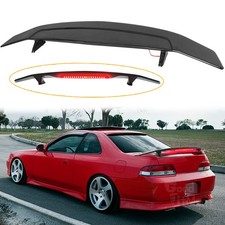 For Honda Prelude 52 Carbon Fiber Rear Trunk Spoiler Lip Wing Led Brake Light For Honda Prelude 52 Carbon Fiber Rear Trunk Spoiler Lip Wing Led Brake Light