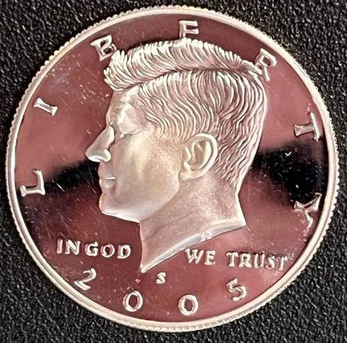 2005-S Kennedy Half Dollar Silver Proof. 90% Silver. Free Shipping!