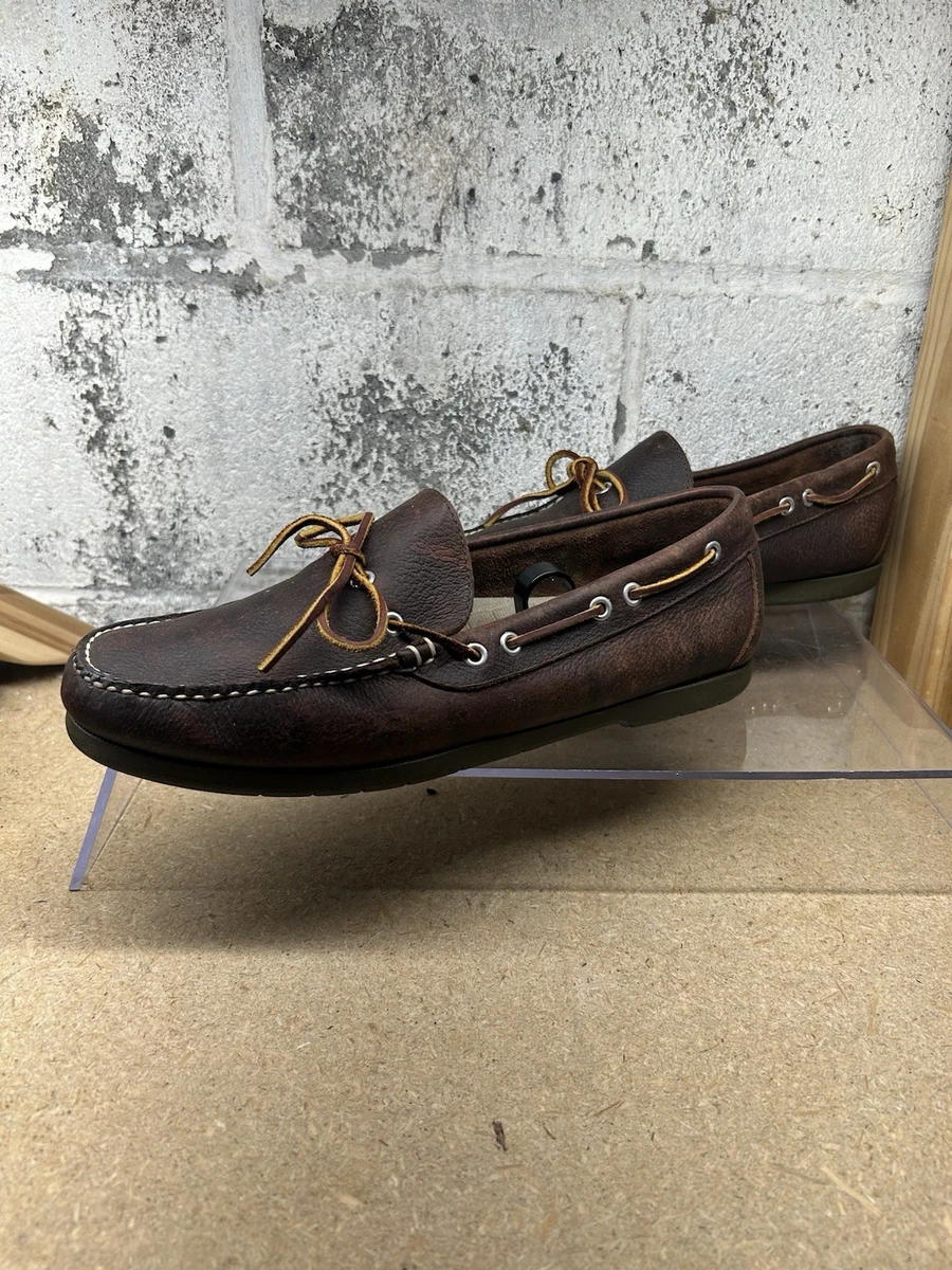 L.L. Bean Men\'s Black Suede Moccasin Loafers Size 11 M ll bean mens moccasins products for sale | eBay main image 4