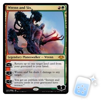 Wrenn and Six プレインズウォーカーカードfoil英版 WRENN AND SIX Modern Horizons Planeswalker Magic MTG MINT CARD | eBay