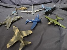 8 Military Collectible Toy Planes Die Cast