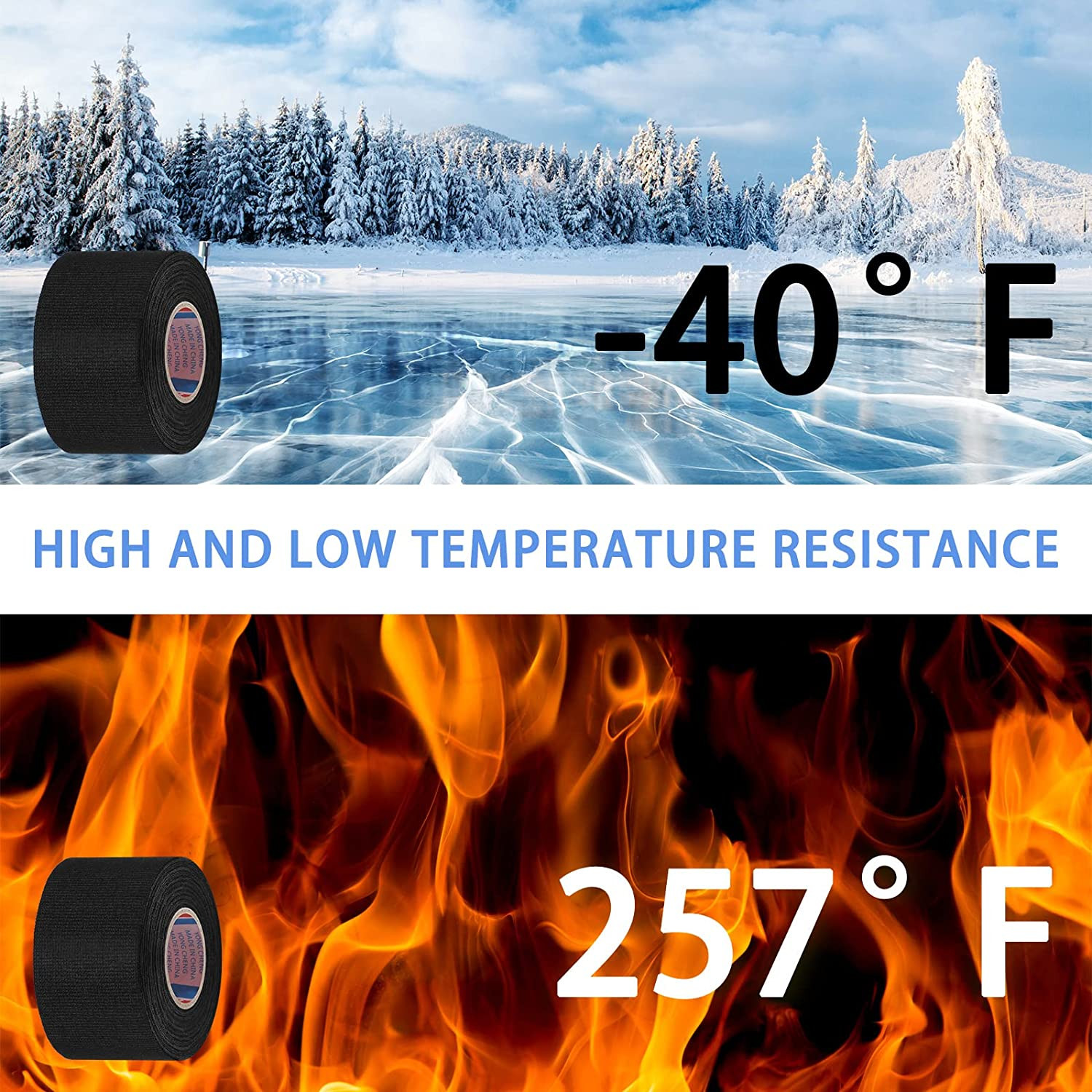 Wire Harness Cloth Electrical Tesa Tape Wire Loom Harness Automotive Heat Proof 