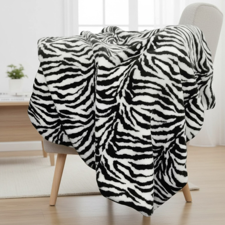 - Thick Soft Animal Print Decor - Usa Made