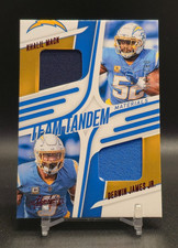 KHALIL MACK DERWIN JAMES JR 2025 Panini Absolute #TTM-LAC Team Tandem Patch /115