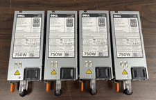 Lot of 4 - D750E-S1 Dell 750W Power Supply POWEREDGE R820 R720 R620 R520