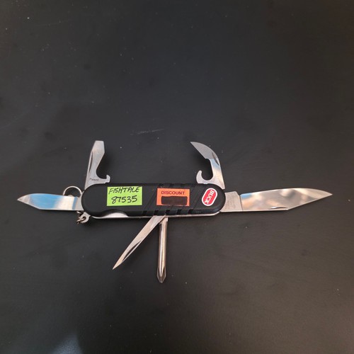 Buck Wenger SwissBuck FishTale 87535 Knife Fish Scaler Black ...
