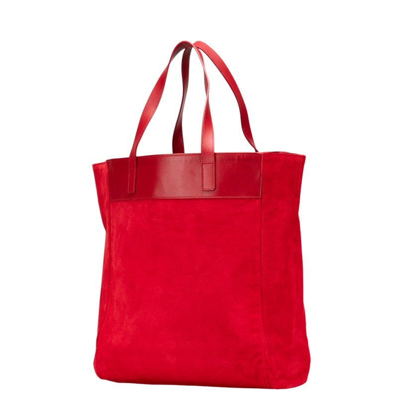 Saint Laurent Borsa Tote Reversibile 318340 Pelle Rossa Donna