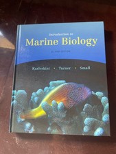 Introduction to Marine Biology 2nd Ed Karleskint Turner Hardcover Brooks/Cole
