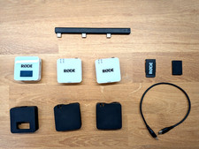 R DE Wireless GO Gen 3 Compact Wireless Mic White - Bundle