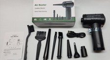 Electric Compressed Air Blower Duster Computer Keyboard Powerful Rechargeable