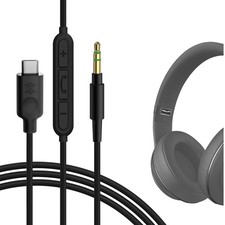 Geekria Type-C Audio Cable with Mic for Beats StudioPro, Studio3, Solo3, Solo4