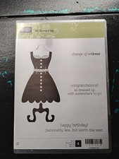 STAMPIN' UP All Dressed Up - SET of 4 STAMPS NEW 129174