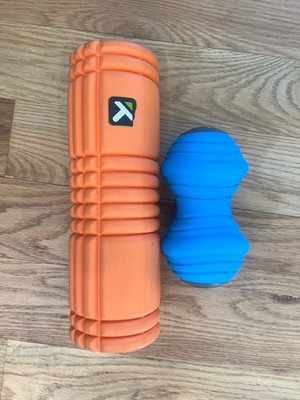 Lot of 2: TriggerPoint Grid & Charge Vibrating Massage Foam Rollers