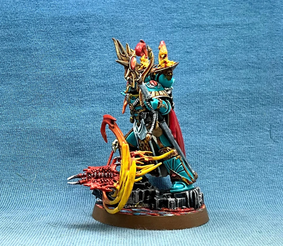 Warhammer 40K Painted Chaos Space Marines Evil Space Wizard of Change CSM085 - Image 3 of 4