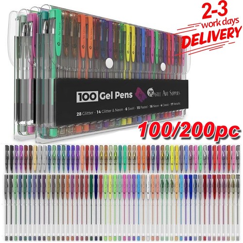 Gel Pen Set Metallic Pastel Glitter Gel Pens for Adult Kids Colouring Book