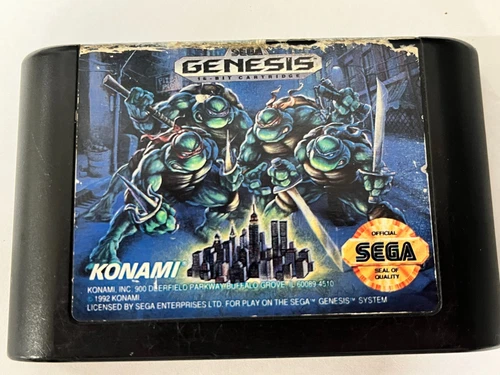 Teenage Mutant Ninja Turtles: The Hyperstone Heist (Genesis, 1992) Authentic