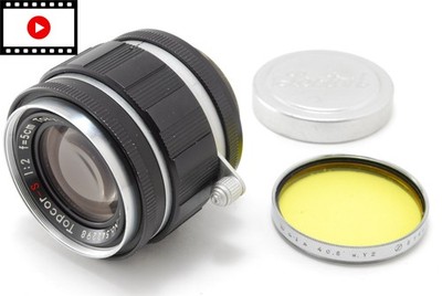 [Vintage NEUWERTIG] Topcor S 5cm 50mm F2 Objektiv Tokyo Kogaku Leica...
