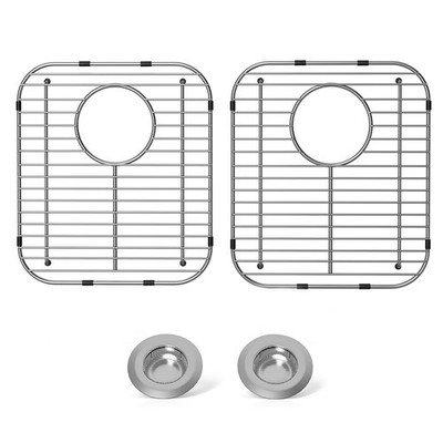 4Pack Stainless Steel Sink Protectors for Kitchen Sink, 13.1''x11.6''x1'' Sink G...