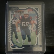 Panini 2022 Absolute Rookie Cole Strange #165 Patriots NFL Football Card