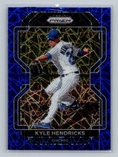 2022 Panini Prizm #177 Kyle Hendricks Blue Velocity Prizm