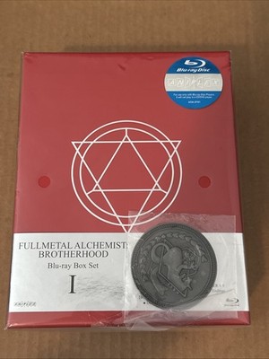 Fullmetal Alchemist Brotherhood Box Set 1 Blu-ray w/Pre-order Coin NEW RARE OOP