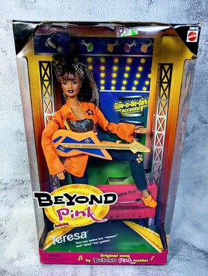 Teresa Beyond Pink Barbie Doll  Mattel 20018 With Cassette
