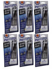 Permatex Set of 6 Ultra Black Maximum Oil Resistance RTV Silicone Gasket Maker