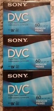 2007 One Package of 3 Sony DVC MiniDV 60 Min Camcorder Video Cassette Tapes NEW 