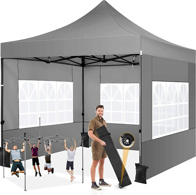 PADIGLIONE 3X3 IMPERMEABILE Gazebo Pieghevole Pergole Padiglione Pop-up - Foto 10