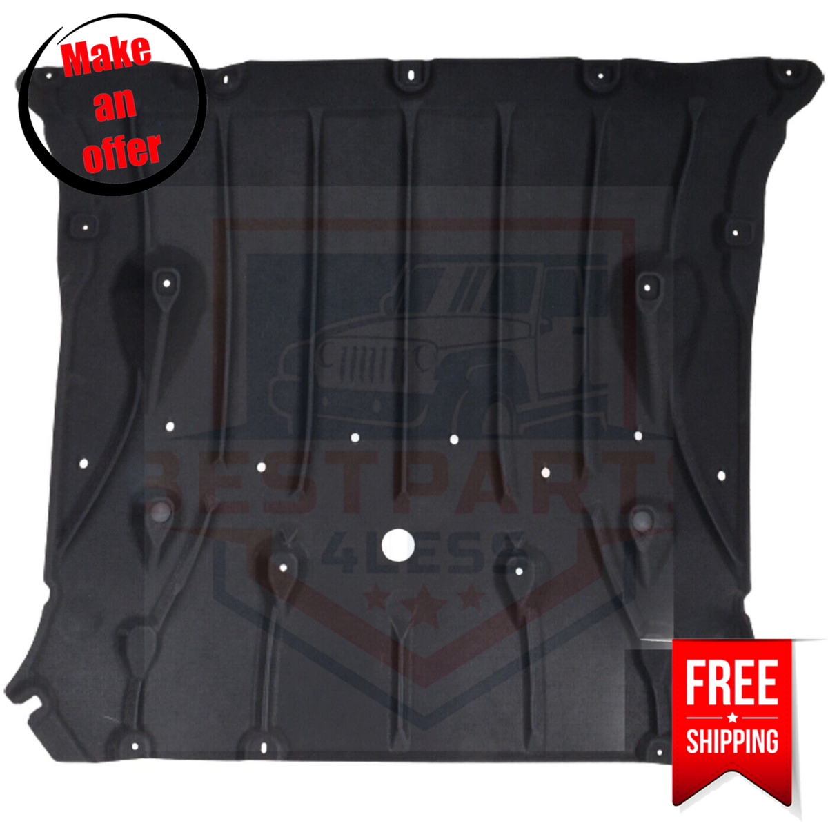 Front Engine Splash Shield LJ9Z6775B for 2021-2022 Ford Mustang