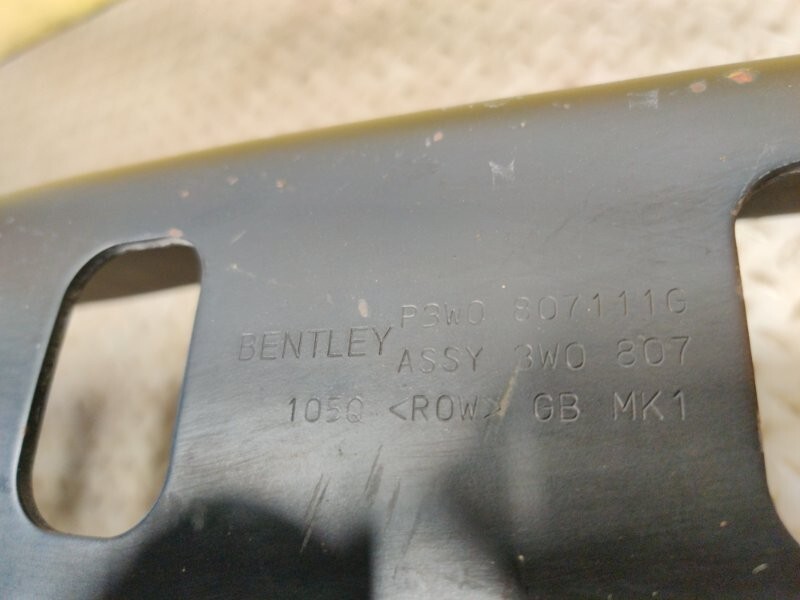 05 06 07 Bentley Continental GT Front Crash Bumper Reinforcement OEM 3W0807111G