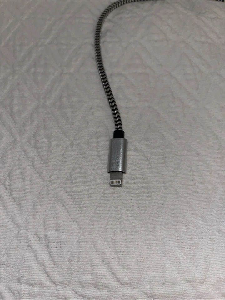 Acorde auxiliar de coche color cebra de 3 pies de largo Foto 3 de 4