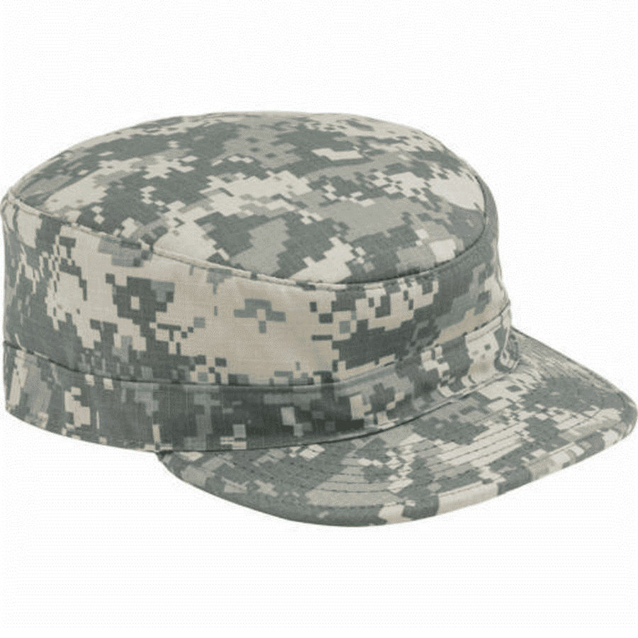 US Army Size 7 1/8 Patrol Cap Hat Digital Camouflage Camo Ripstop