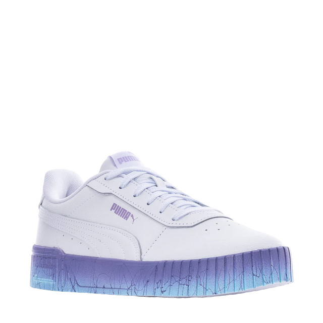 PUMA GIRLS WHITE SHOE CARINA 2.0 SPECKLE FADE JR 394539 01J PUMA GIRLS WHITE SHOE CARINA 2.0 SPECKLE FADE JR 394539 01J