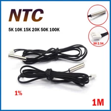 NTC Thermistor Temperature Sensor Probe 5K 10K 15K 20K 50K 100K ohm 1% 1M