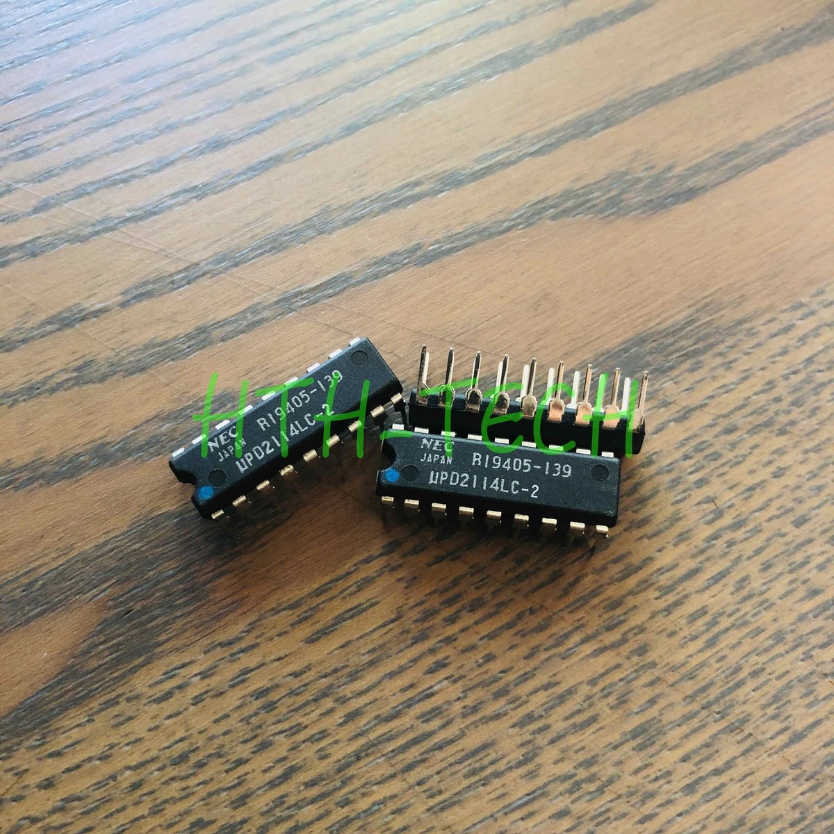 Lot De 10 Circuits Intégrés UPD2114LC-3 (D2114LC-3) NEC DIP18 - Pour électronique, Rétro