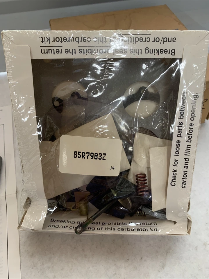 JOHNSON EVINRUDE OMC CARBURETOR REPAIR KIT 986800 NOS BRP - Image 2 of 4