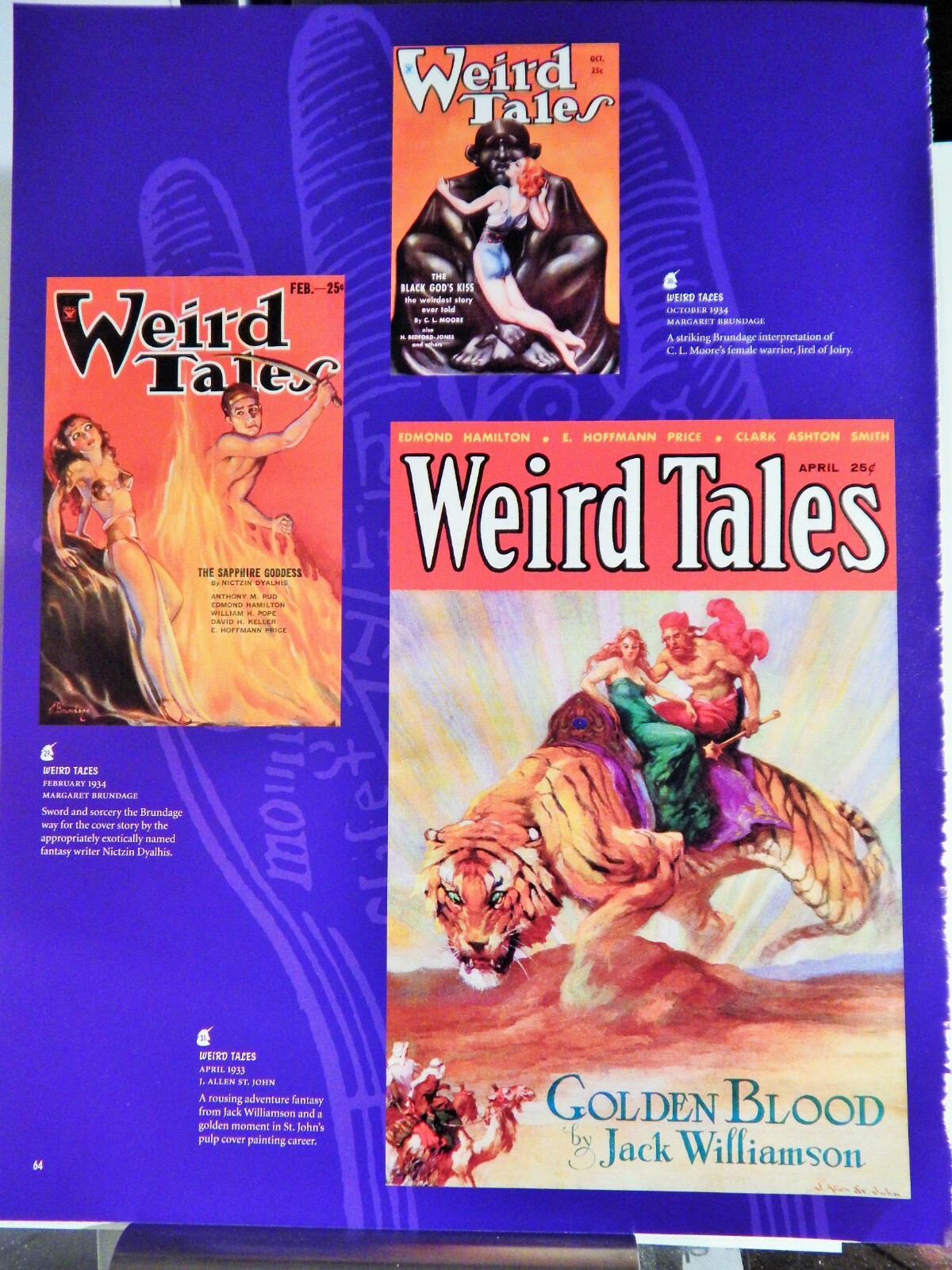 Lot De 55 Cartes Weird Tales “Women In Peril” – Illustration Margaret Brundage, Vintage
