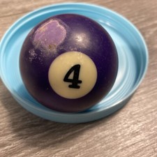 Sportcraft Replacement Billiard Pool Ball Number 4 Solid Purple