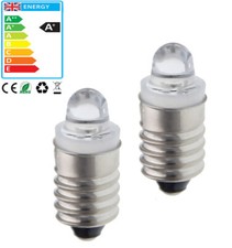 Warm/White 3V 12V E10 LED Bulb Screw Lamp Replacement For Torch Flashlight Light