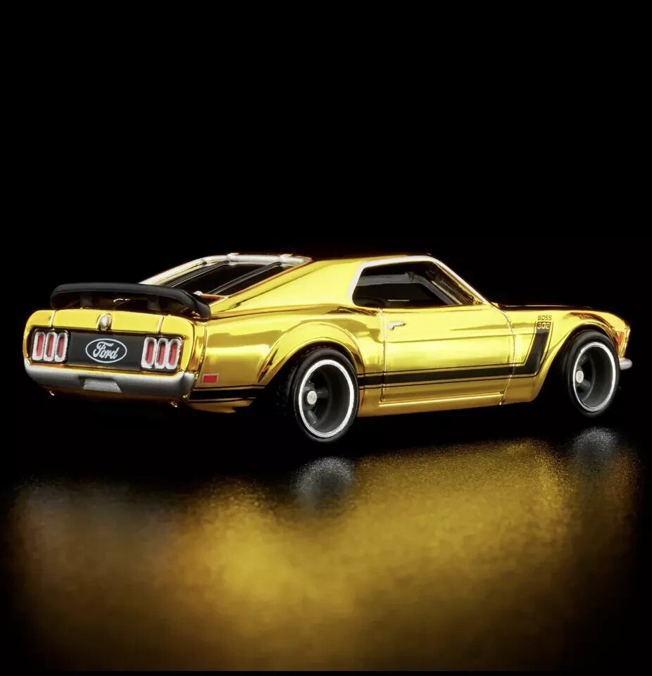 2024 Hot Wheels RLC Gold '70 Mustang Boss 302 Hot Wheels
