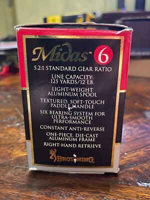 Browning Midas 6 Baitcast Reel | eBay