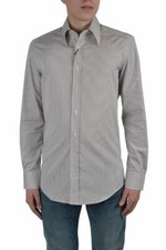 Dolce & Gabbana "Slim Fit" Men's Multi-Color Striped Dress Shirts US 15.75 16.5
