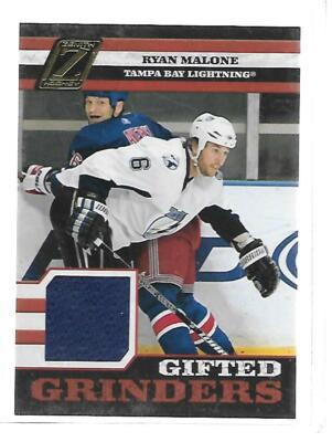 2010-11 Zenith Gifted Grinders Scraps Jerseys #13 Ryan Malone /299