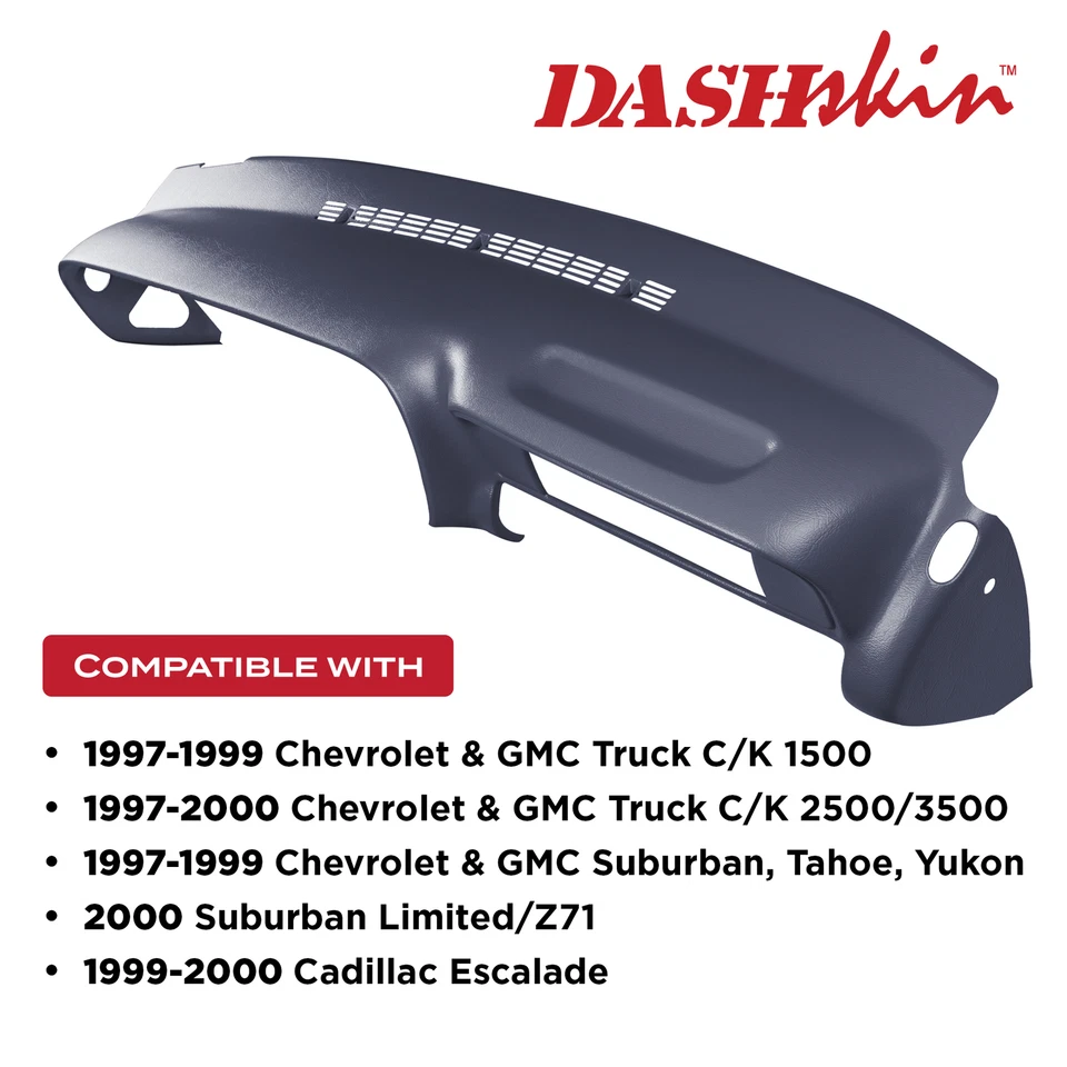 DashSkin Dash Cover for 97-99 GM SUVs & 97-98 Trucks in Dark Navy Blue 26* - Image 4 of 4