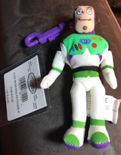 Disney Toy Story Buzz Lightyear 4  Keychain Beanbag Plush New W/tags RARE