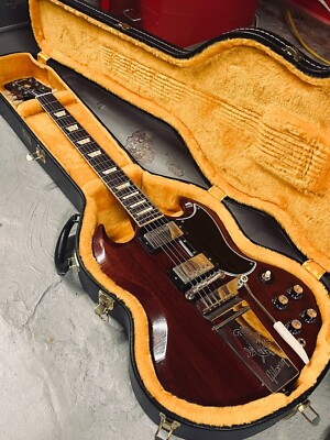 ギター Maestro by Gibson SG 1964 SG Standard Reissue w/Maestro Vibrola - Cherry Red