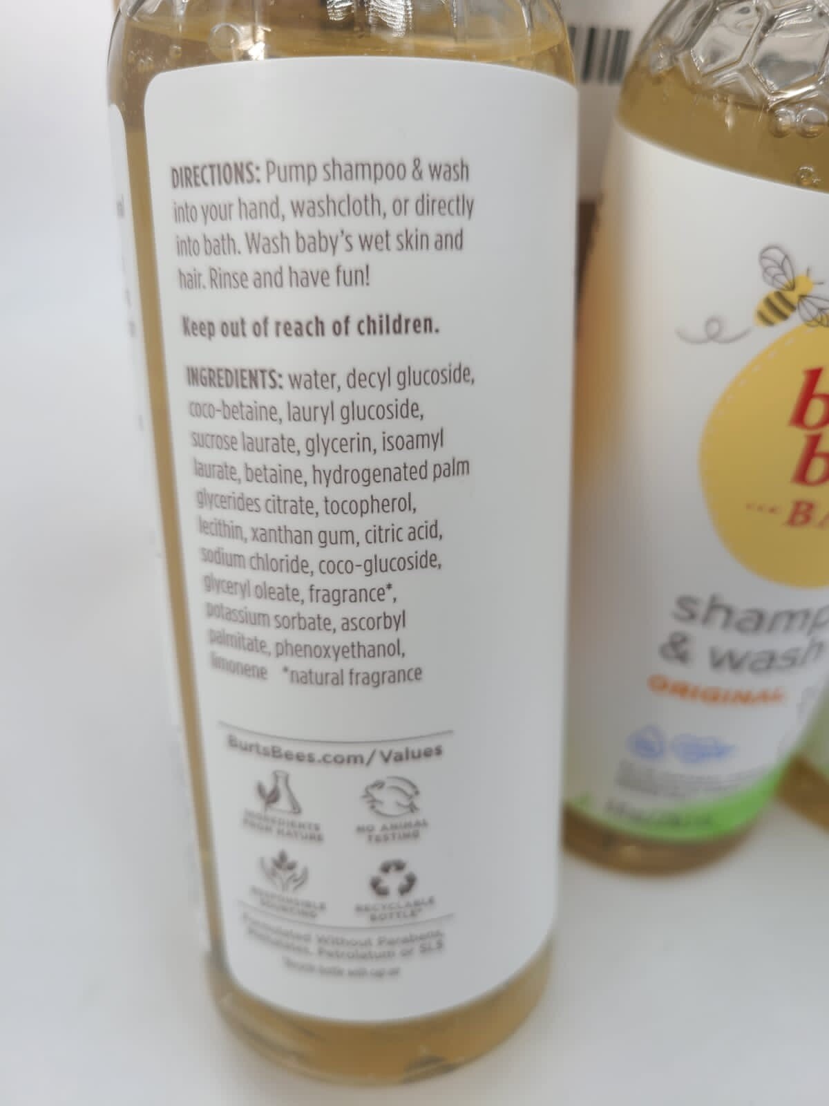 Burt's Bees Baby Shampoo and Wash Original 99 Natural 8 oz 30792850727992 eBay